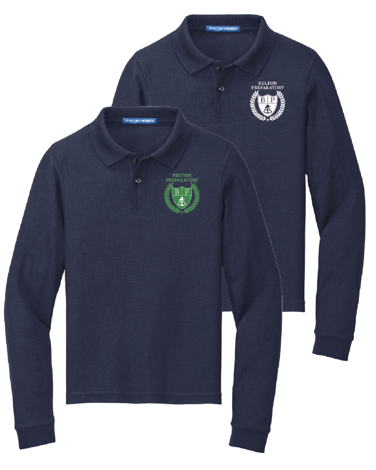 Long Sleeve Polo - Navy