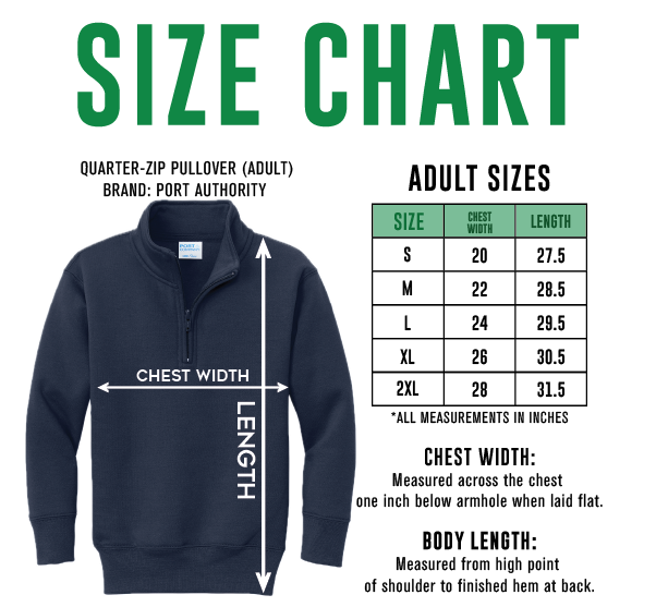 Quarter-Zip Pullover - Navy