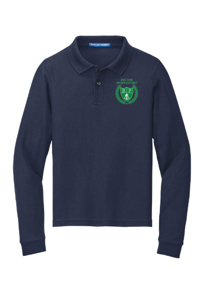 Long Sleeve Polo - Navy