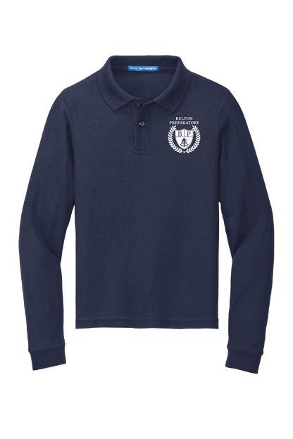 Long Sleeve Polo - Navy