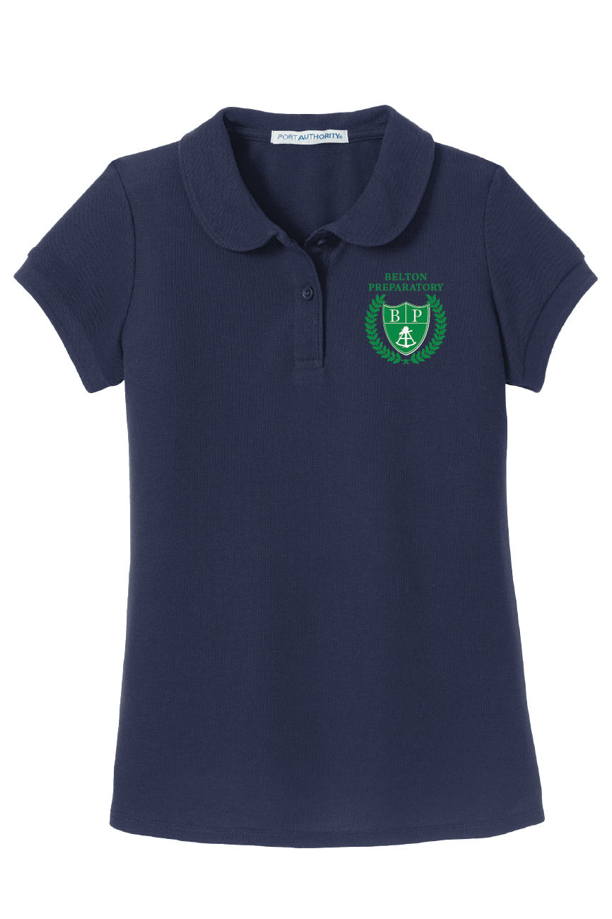 Girls' Peter Pan Polo - Navy