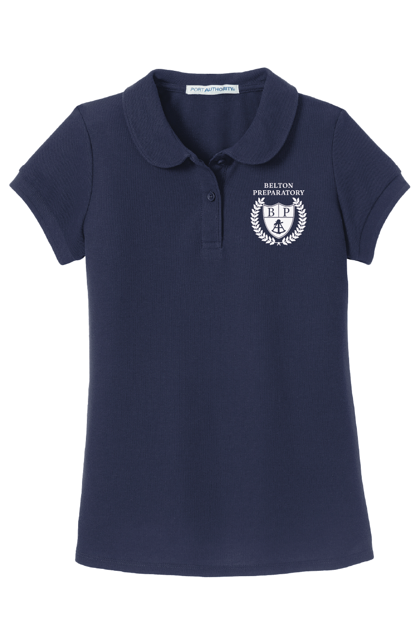 Girls' Peter Pan Polo - Navy