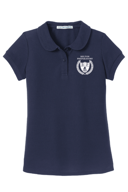 Girls' Peter Pan Polo - Navy