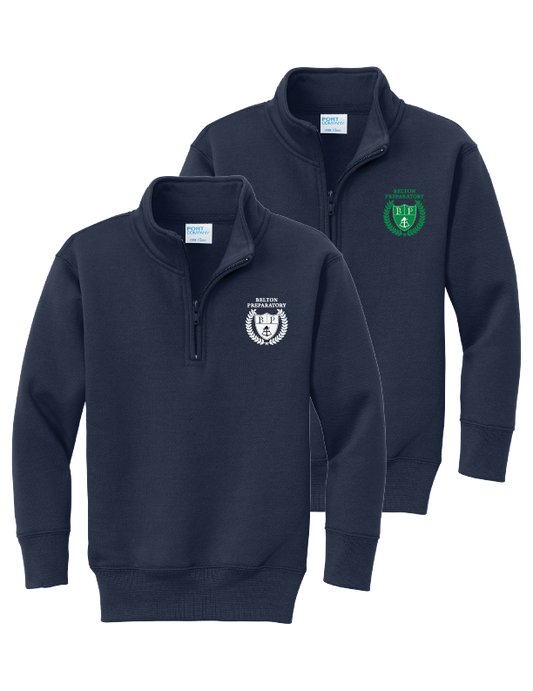 Quarter-Zip Pullover - Navy