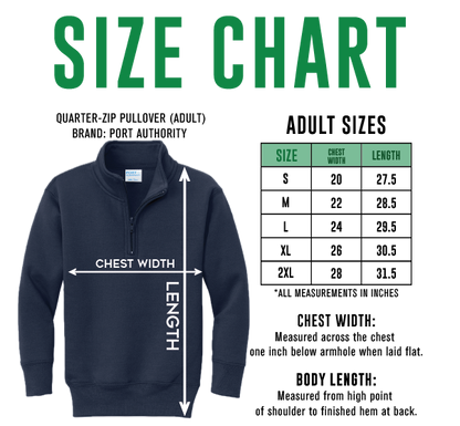 Quarter-Zip Pullover - Navy